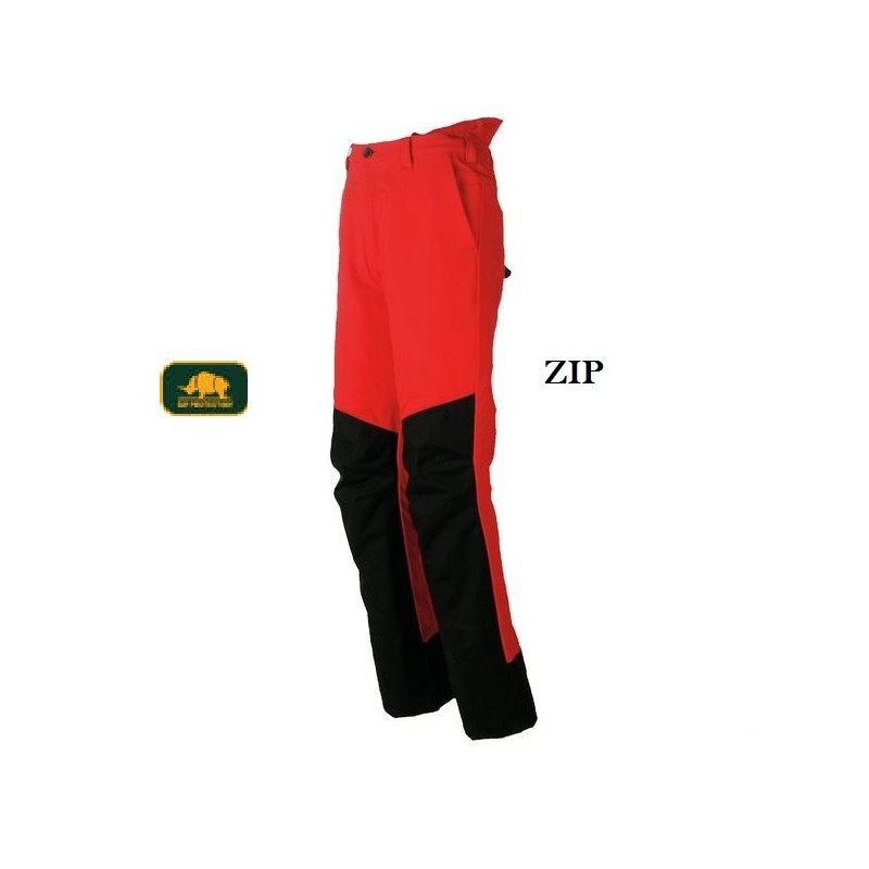 Pantalon ZIP PROTECTION de sécurité anti-coupure CLASSE 1 Très Confortable 