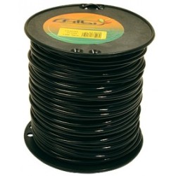 Fil nylon  diam.: 4mm, section: artes, couleur: noir, bobine 100m