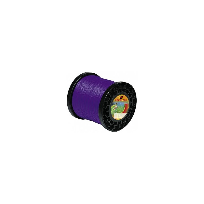 Fil nylon  diam.: 2,7mm, section: artes, couleur: violet, bobine 170m